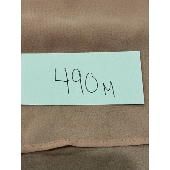 Lauren Conrad Peach Layered Chiffon Cropped Tank Top Floral Y2K Romantic SZ XL - Picture 8 of 9